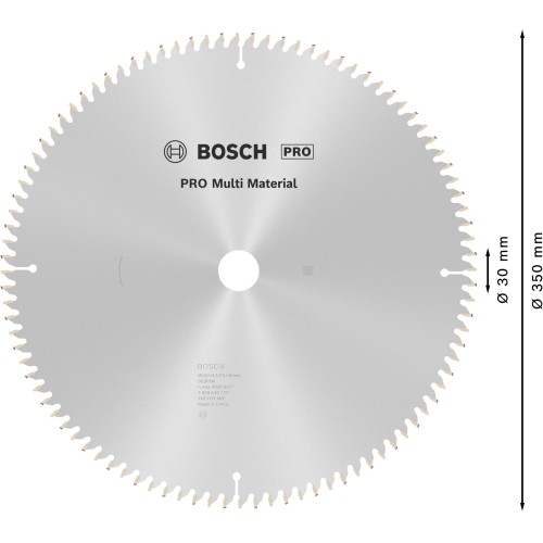 Hoja de sierra circular PRO Multi Material, 350 x 3,2 x 30 mm