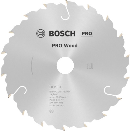 Hoja de sierra circular PRO Wood, 150 x 2 x 20 mm