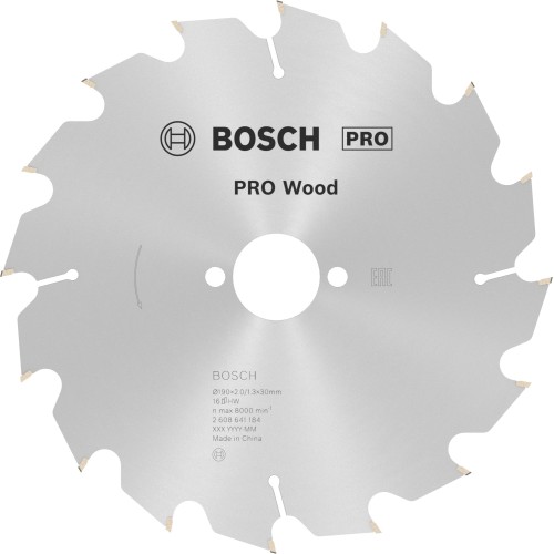 Hoja de sierra circular PRO Wood, 190 x 2 x 30 mm, T16