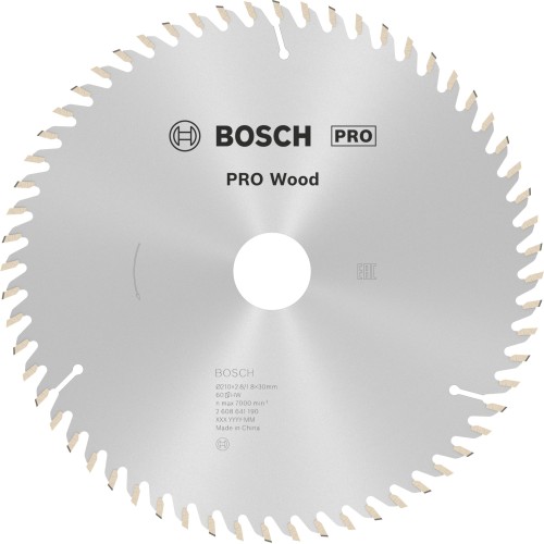 Hoja de sierra circular PRO Wood, 210 x 2,8 x 30 mm, T60