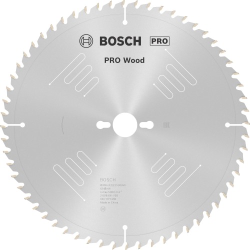 Hoja de sierra circular PRO Wood, 305 x 3,2 x 30 mm, T60