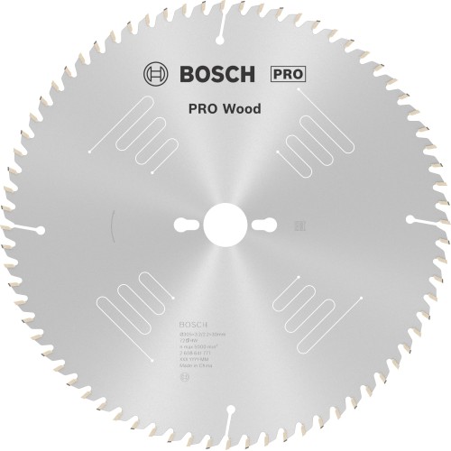 Hoja de sierra circular PRO Wood, 305 x 3,2 x 30 mm, T72