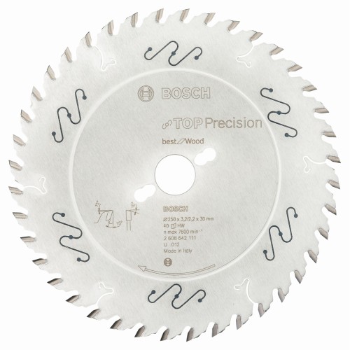 Hoja de sierra circular Top Precision Best for Wood