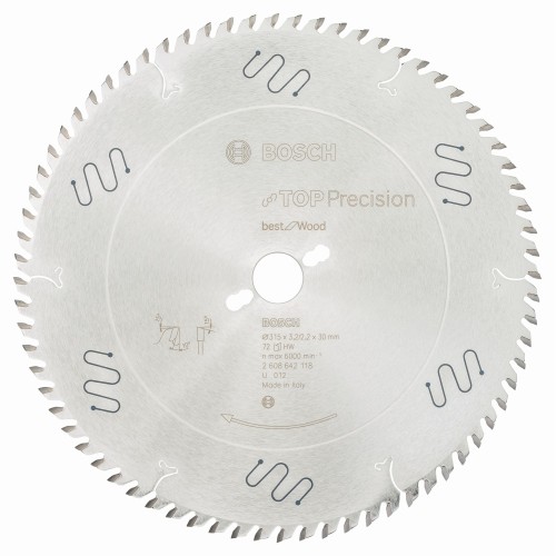 Hoja de sierra circular Top Precision Best for Wood