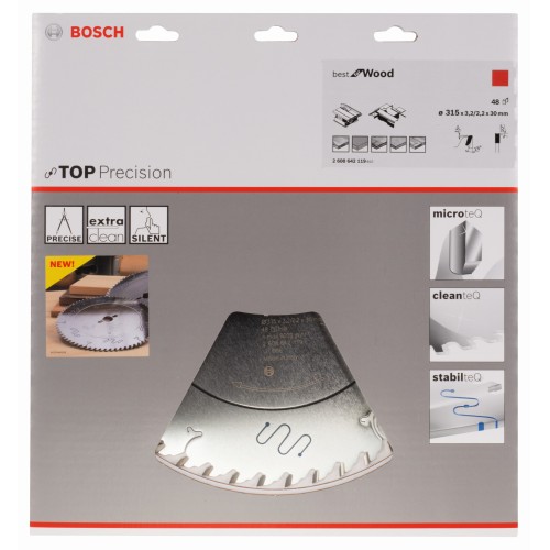 Hoja de sierra circular Top Precision Best for Wood