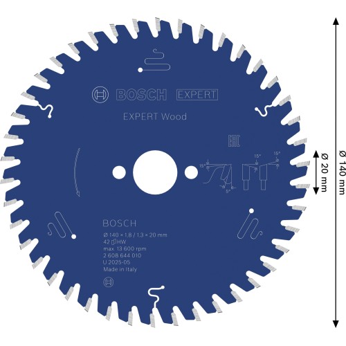 Hoja de sierra circular Expert for Wood