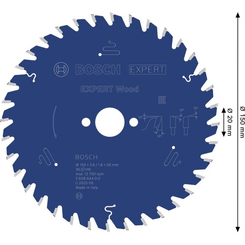 Hoja de sierra circular Expert for Wood