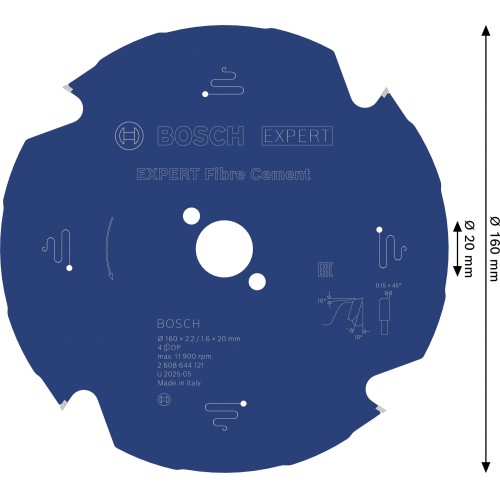 Disco de sierra circular Expert for Fibre Cement