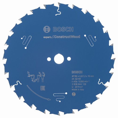 Hoja de sierra circular Expert for Construct Wood