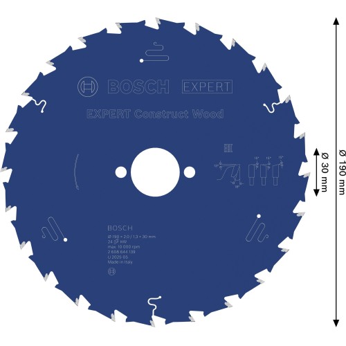 Hoja de sierra circular Expert for Construct Wood
