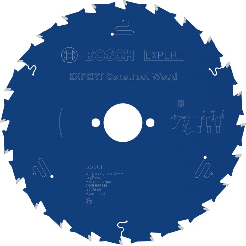Hoja de sierra circular Expert for Construct Wood