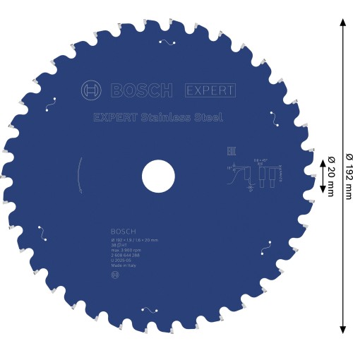 Hoja de sierra circular Expert for Stainless Steel
