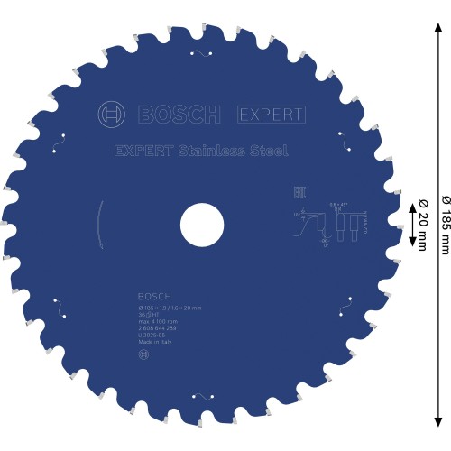 Hoja de sierra circular Expert for Stainless Steel