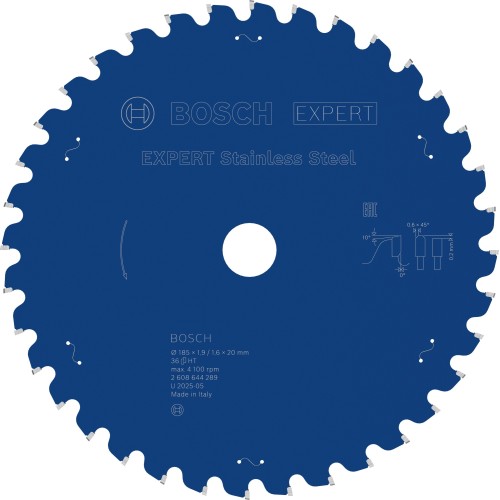 Hoja de sierra circular Expert for Stainless Steel