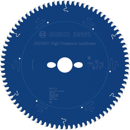 Disco de sierra circular para laminado a alta presión Expert for High Pressure Laminate 254x30-80