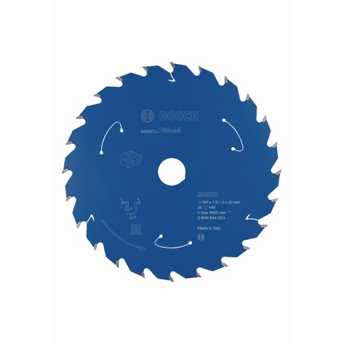 Disco de sierra circular Expert for Wood para sierras sin cables 160 x 1,5/1 x 20 T24
