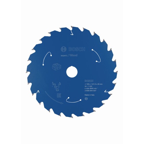 Disco de sierra circular Expert for Wood para sierras sin cables 165 x 1,5/1 x 20 T24