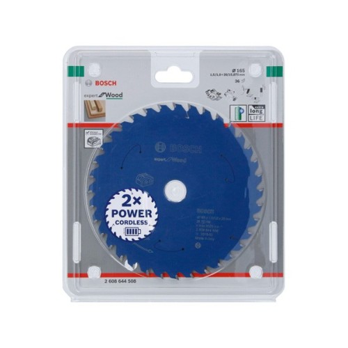 Disco de sierra circular Expert for Wood para sierras sin cables 165 x 1,5/1 x 20 T36