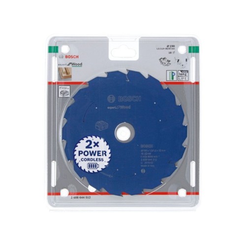 Disco de sierra circular Expert for Wood para sierras sin cables 190 x 1,5/1 x 30 T18