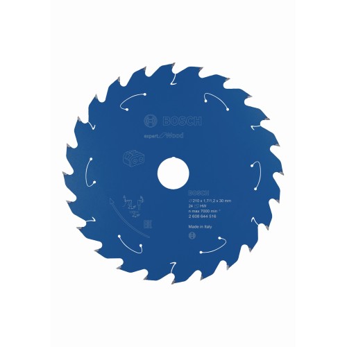 Disco de sierra circular Expert for Wood para sierras sin cables 210 x 1,7/1,2 x 30 T24