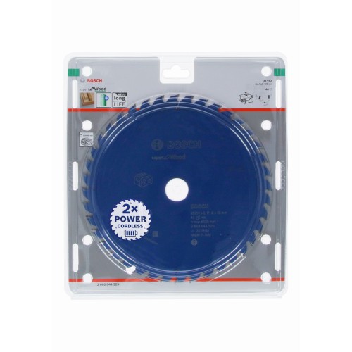 Disco de sierra circular Expert for Wood para sierras sin cables 254 x 2,1/1,6 x 30 T40