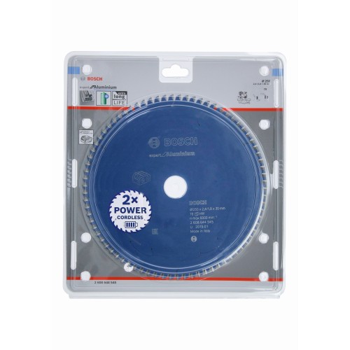 Disco de sierra circular Expert for Aluminium para sierras sin cables 250 x 2,4/1,8 x 30 T78