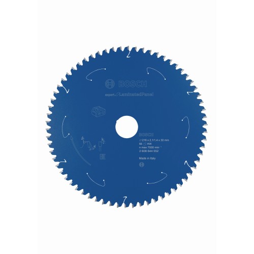 Disco de sierra circular Expert for Laminated Panel para sierras sin cables 216 x 2,1/1,4 x 30 T66