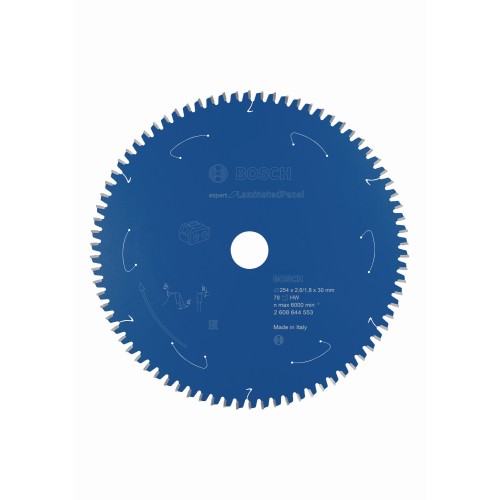Disco de sierra circular Expert for Laminated Panel para sierras sin cables 254 x 2,6/1,8 x 30 T78