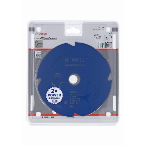 Disco de sierra circular Expert for Fibre Cement para sierras sin cables 190 x 1,8/1,2 x 30 T4