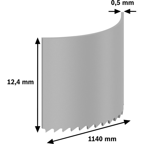 Hoja de sierra de cinta PRO CB4424, 1140 mm, 2 uds.
