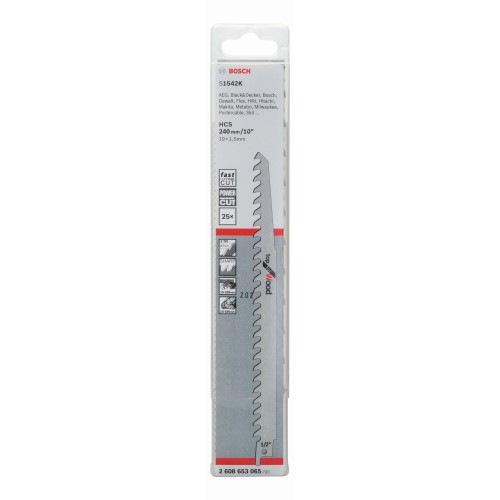 Hoja de sierra sable S 1542 K