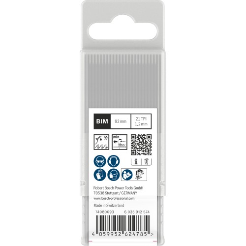 Hoja de sierra de calar PRO Metal medium T121AFC 92 mm, 25 uds.