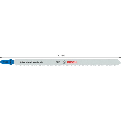 Hoja de sierra de calar PRO Metal Sandwich T718BF, 180 mm, 5 uds.