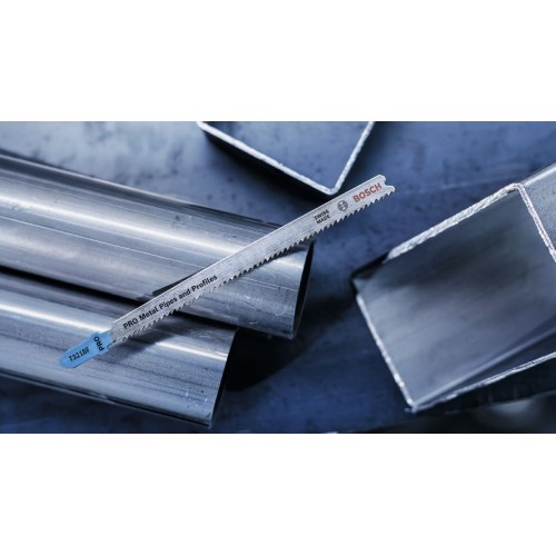 Hoja de sierra de calar PRO Metal Pipes and Profiles T321BF, 132 mm, 25 uds.
