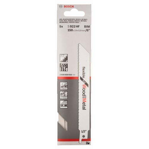 Hoja de sierra sable S 922 HF