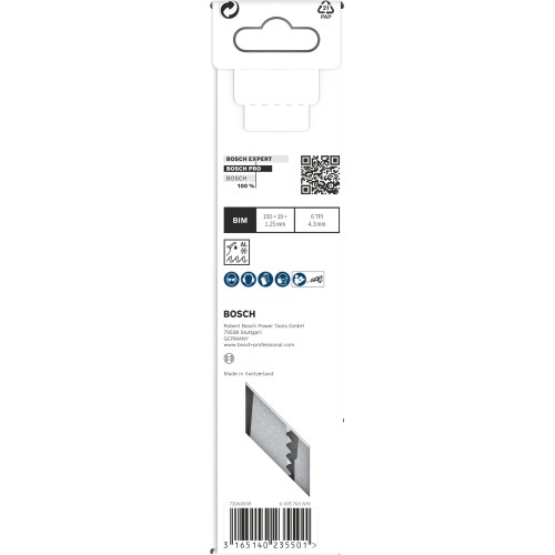 Hoja PRO Window Demolition S611DF 1,25 x 19 x 150 mm, 5 unidades