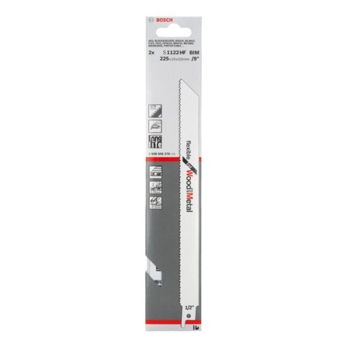 Hoja de sierra sable rápida S1122HF para reparación de palés, 2 uds