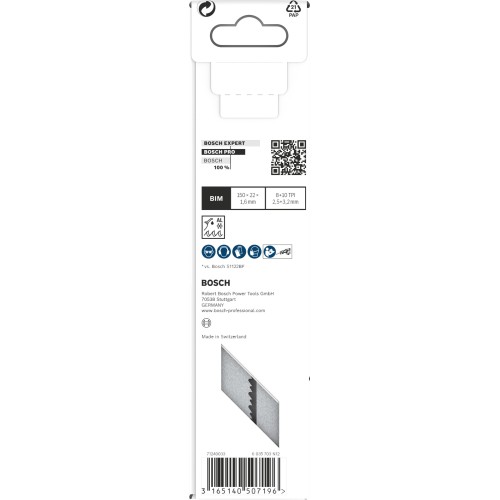 Hoja PRO Thick Metal Demolition S930CF, 1,6 x 22 x 150 mm, 5 unidades