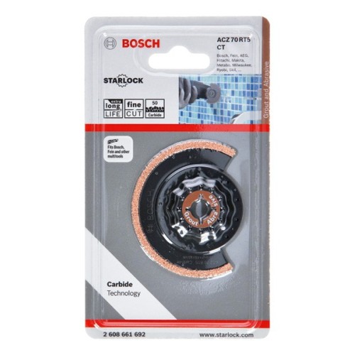 Hoja de sierra segmentada de corte estrecho Carbide RIFF ACZ 70 RT5
