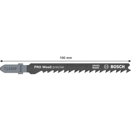Hoja de sierra de calar PRO Wood precise T144DP 100 mm, 2 uds.
