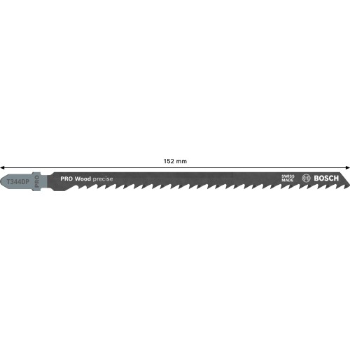 Hoja de sierra de calar PRO Wood precise T344DP 152 mm, 2 uds.