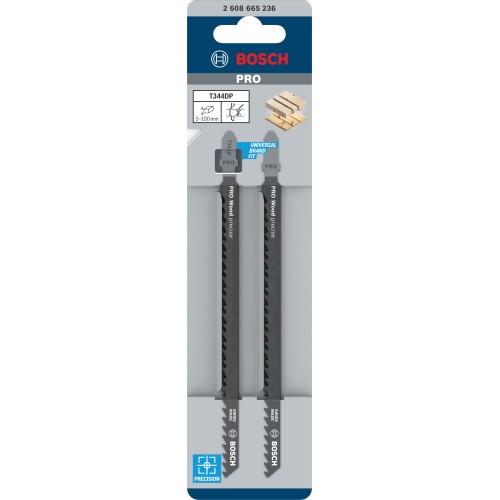Hoja de sierra de calar PRO Wood precise T344DP 152 mm, 2 uds.