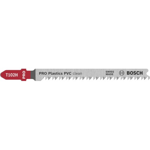Hoja de sierra de calar PRO Plastics PVC clean T102H 100 mm, 2 uds.