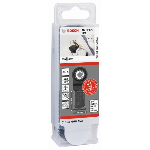 Set de 10 hojas para multiherramienta AIZ 32 APB + 1 EXPERT MultiMax AIZ 32 APIT