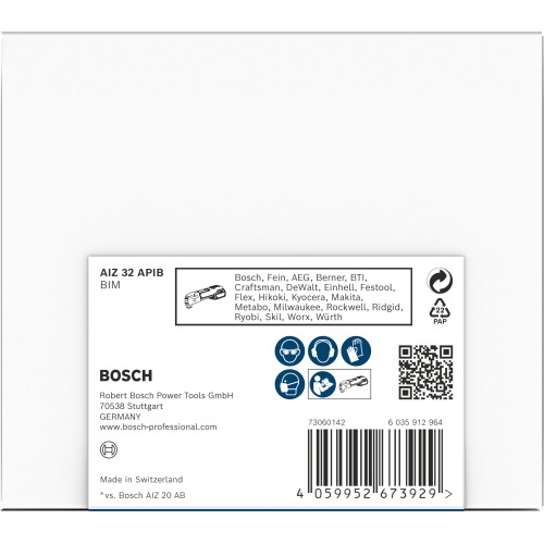 Hoja para corte de inmersión PRO AIZ 32 APIB, 32 x 50 mm, 50 uds.