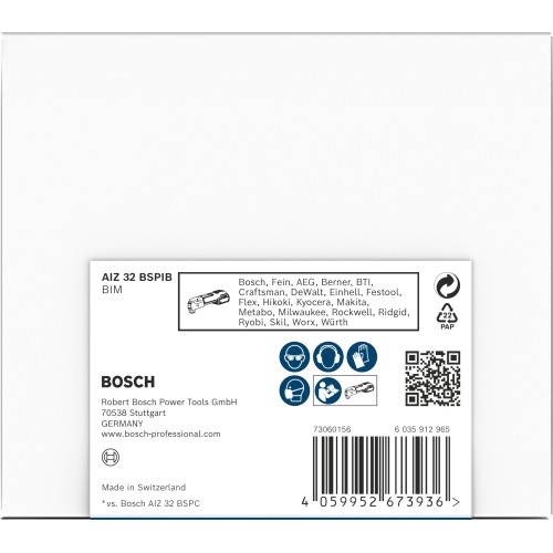Hoja multiherramienta PRO AIZ 32 BSPIB, 32 x 50 mm