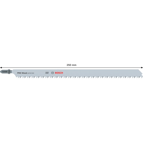 Hoja de sierra de calar PRO Wood precise T1044DP, 250 mm, 3 uds.
