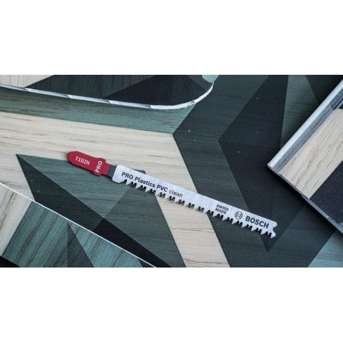 Hoja de sierra de calar PRO Plastics PVC clean T302H 132 mm, 3 uds.