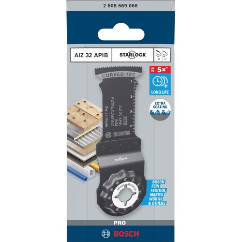 Hoja para corte de inmersión PRO AIZ 32 APIB, 32 mm x 50 mm