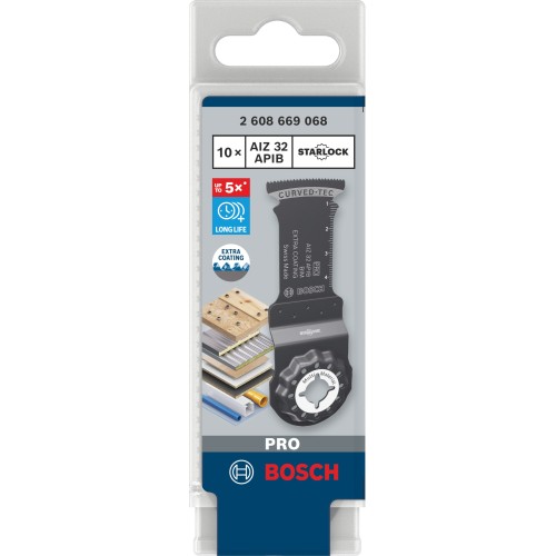 Hoja para corte de inmersión PRO AIZ 32 APIB, 32 x 50 mm, 10 unidades